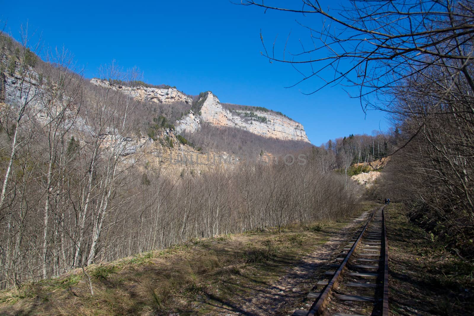 Beautiful mountain scenery . Guam gorge. Krasnodar region