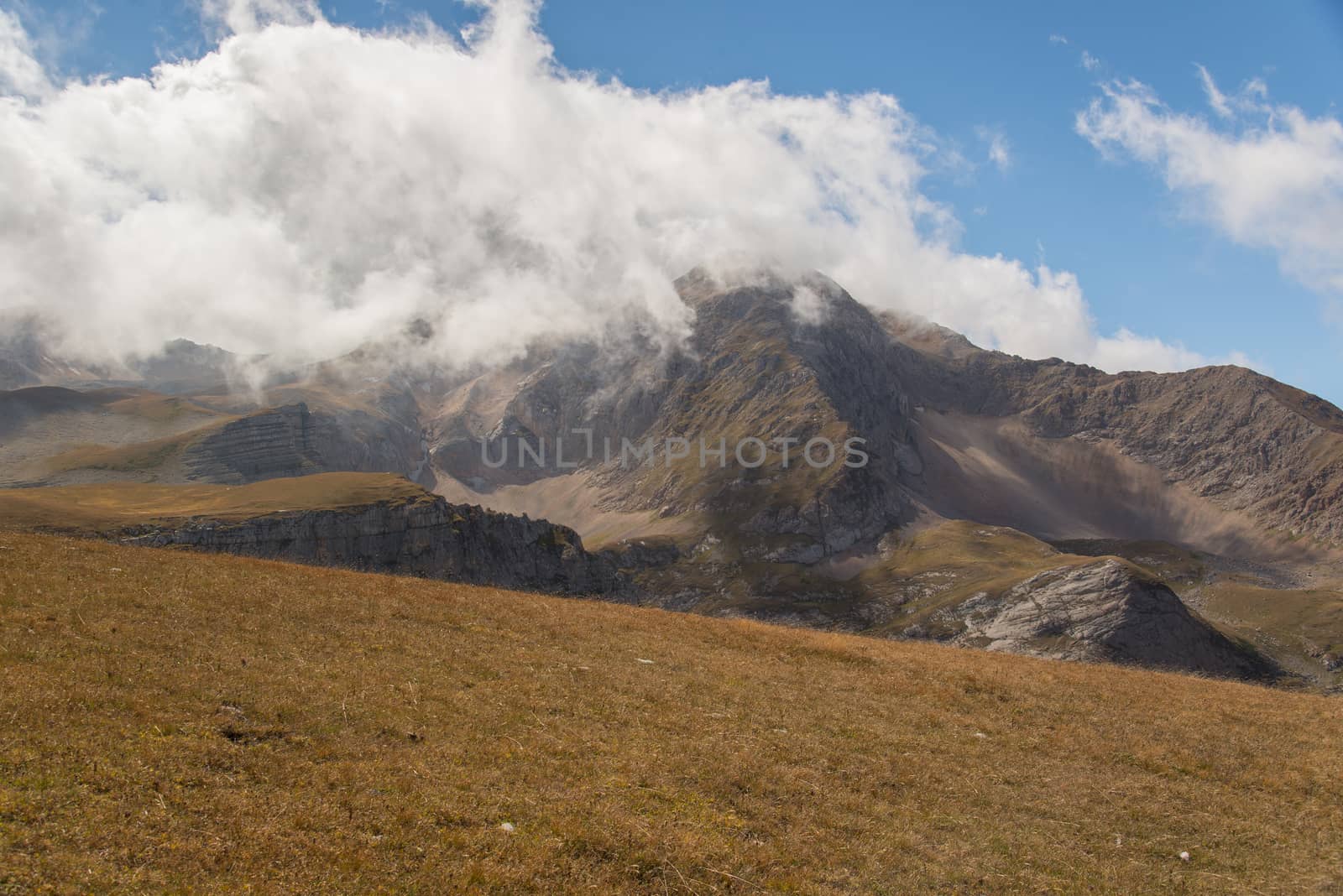 Majestic mountain landscapes of the Caucasian reserve