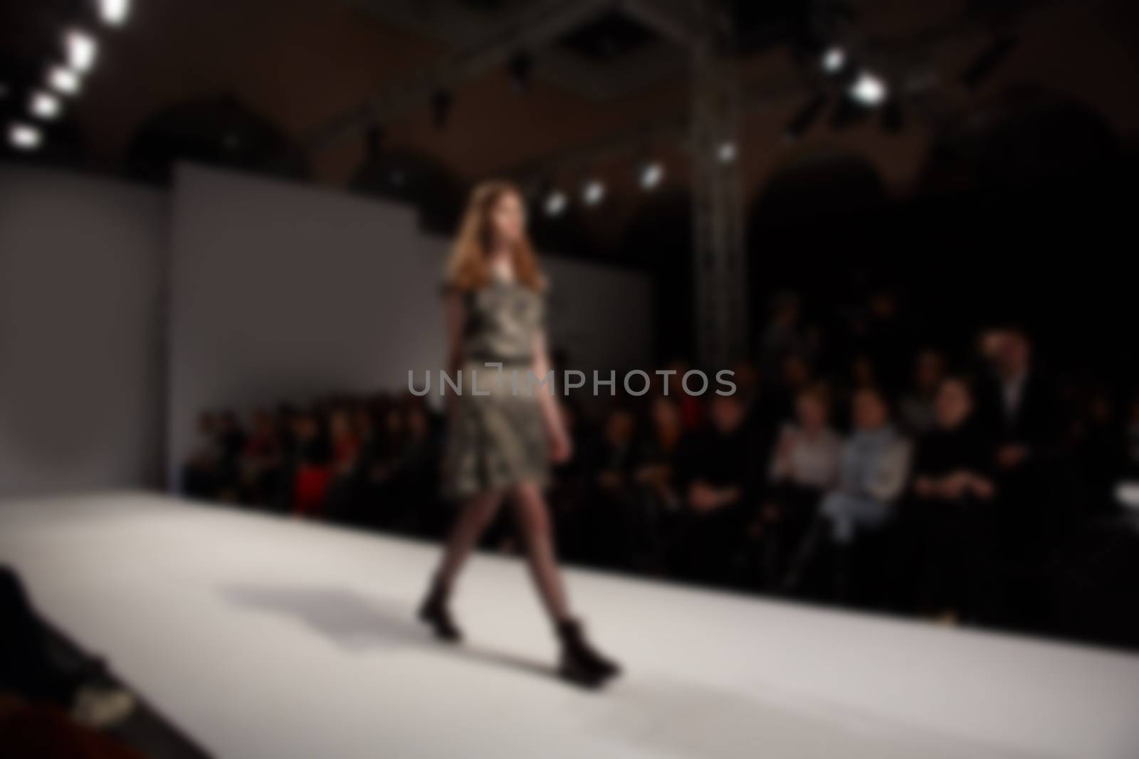 Fashion runway out of focus.  by sarymsakov