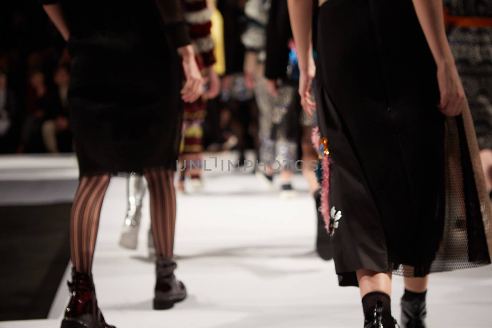 Fashion runway out of focus.  by sarymsakov