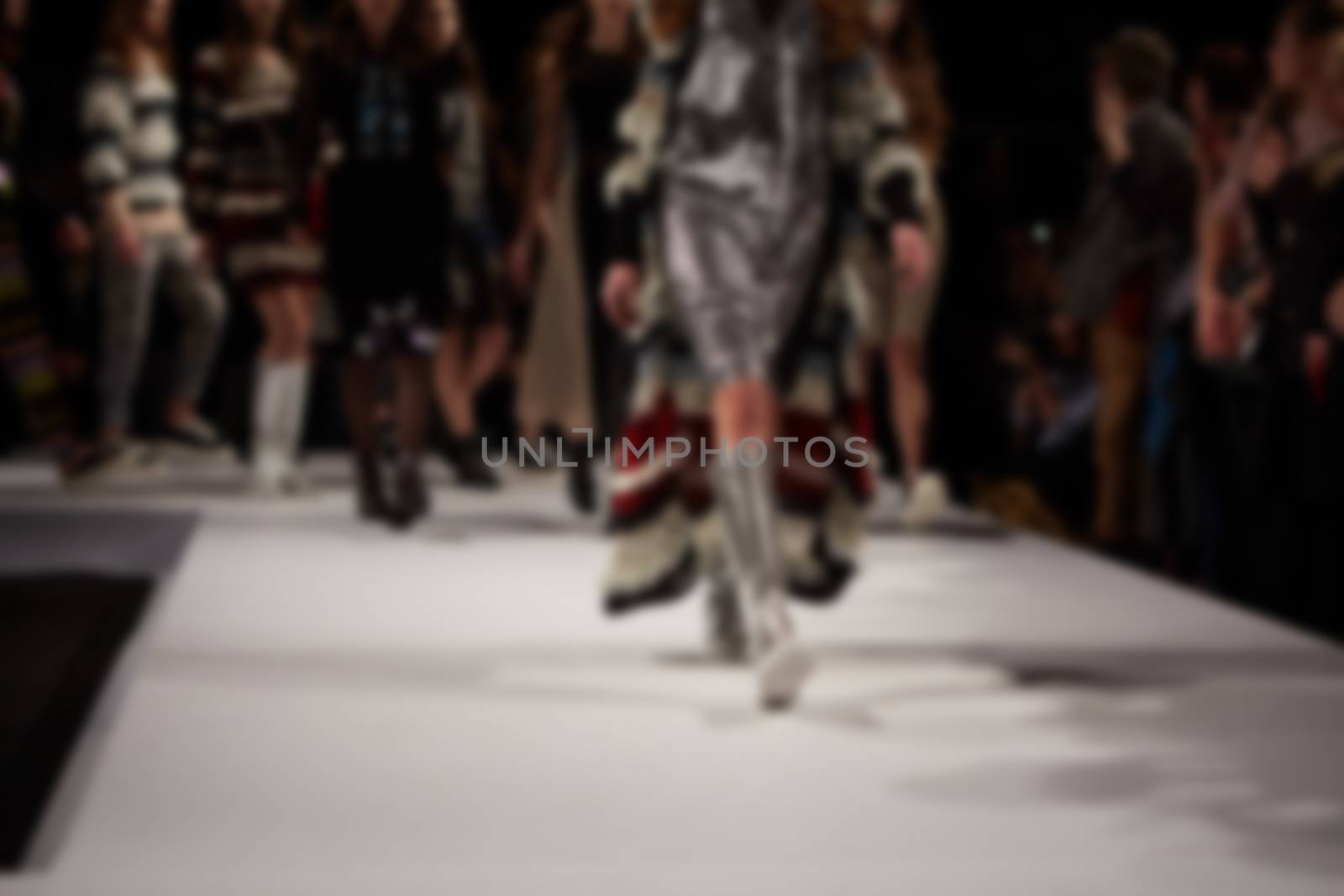 Fashion runway out of focus.  by sarymsakov