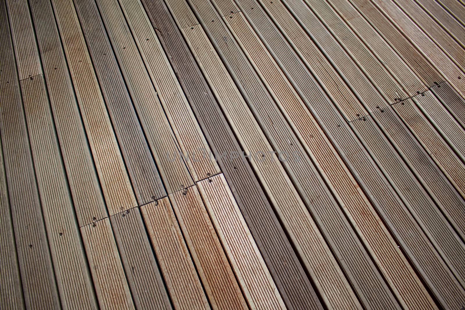 Wooden deck background lumber pattern by worrayuth