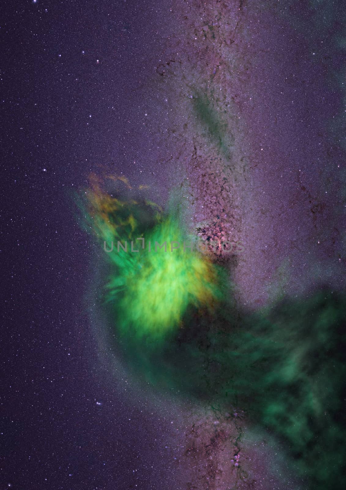 Small part of an infinite star field of space in the Universe. "Elements of this image furnished by NASA".