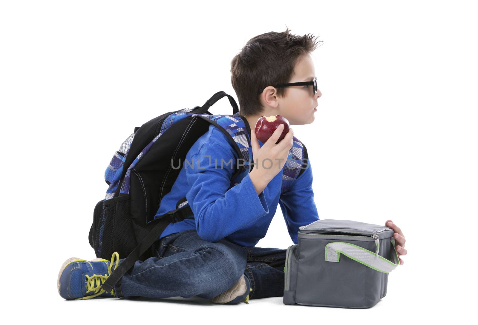 boy wearing back pack by zdenkadarula