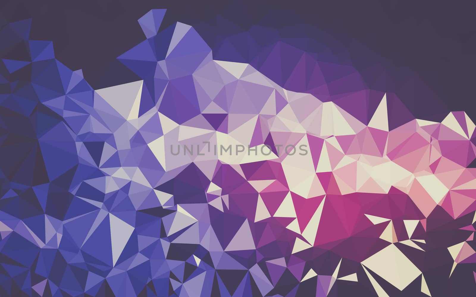 Abstract low poly background, geometry triangle, mosaic pastel color background