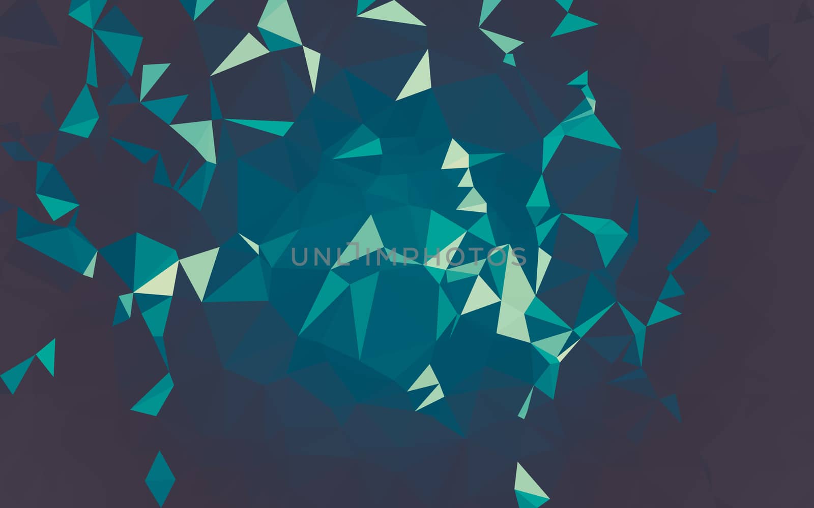 Abstract low poly background, geometry triangle by teerawit