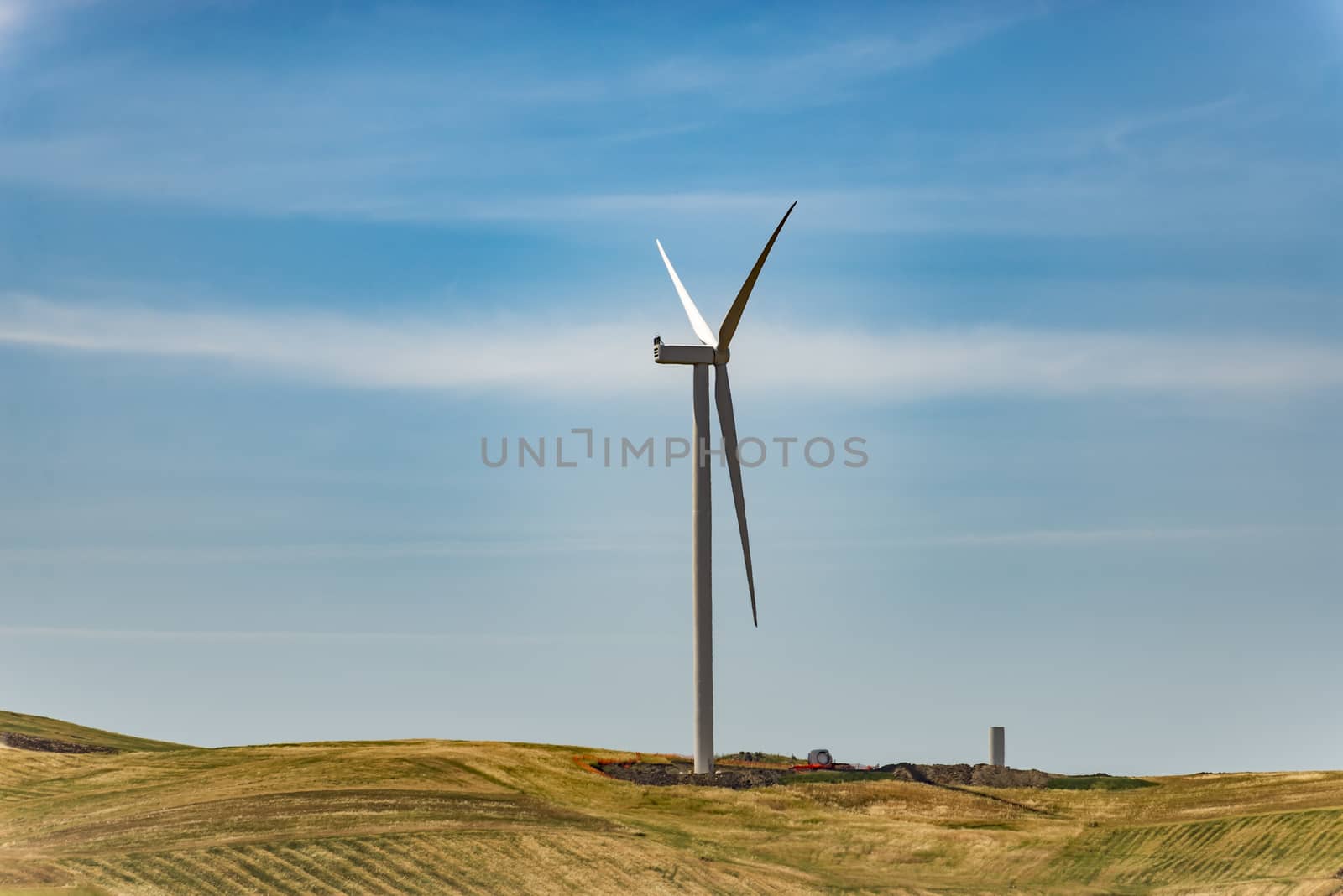 series of wind turbines on the italian landsdape