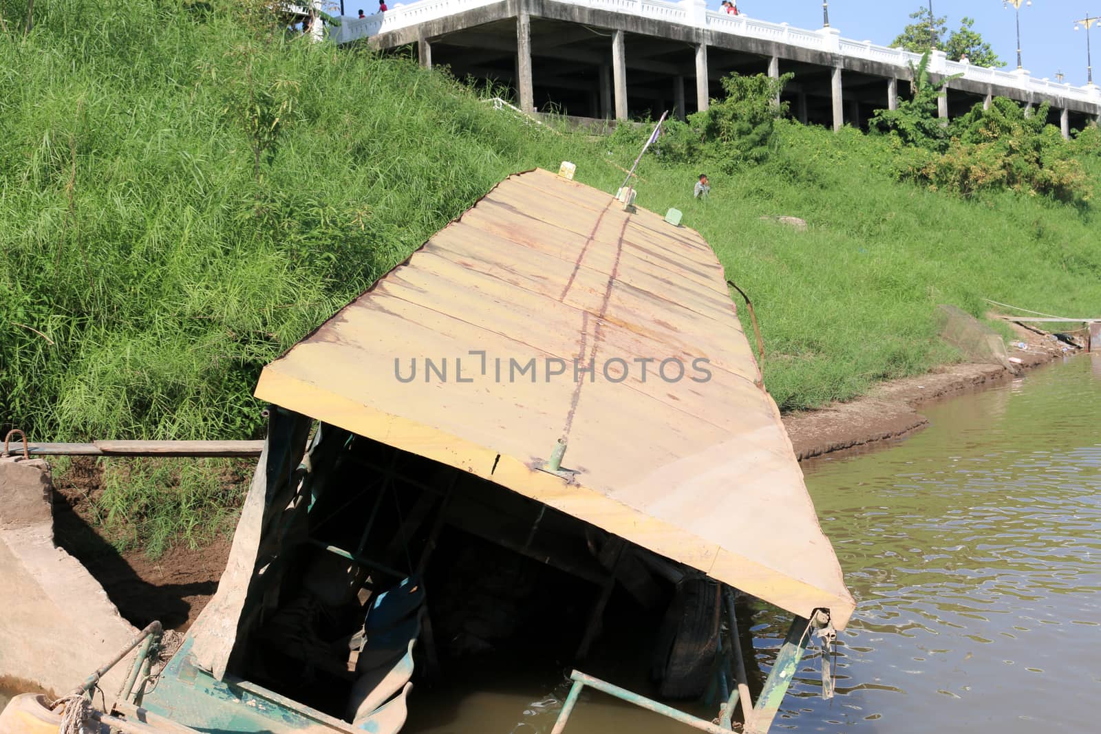 Passenger ship capsized