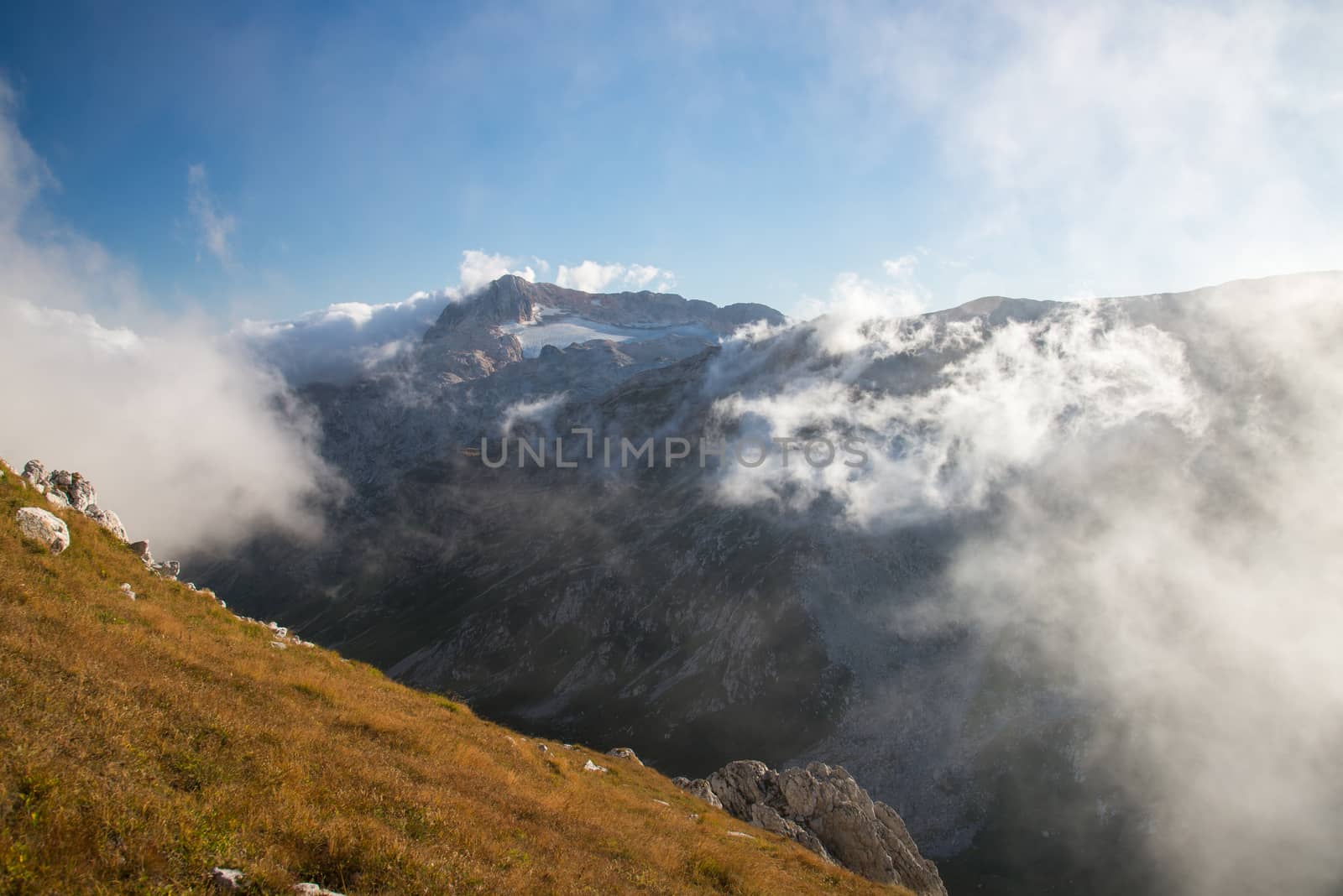 Majestic mountain landscapes of the Caucasian reserve