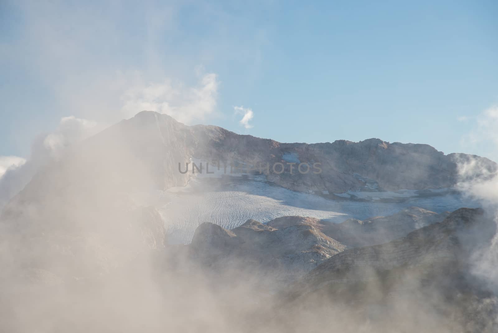 Majestic mountain landscapes of the Caucasian reserve