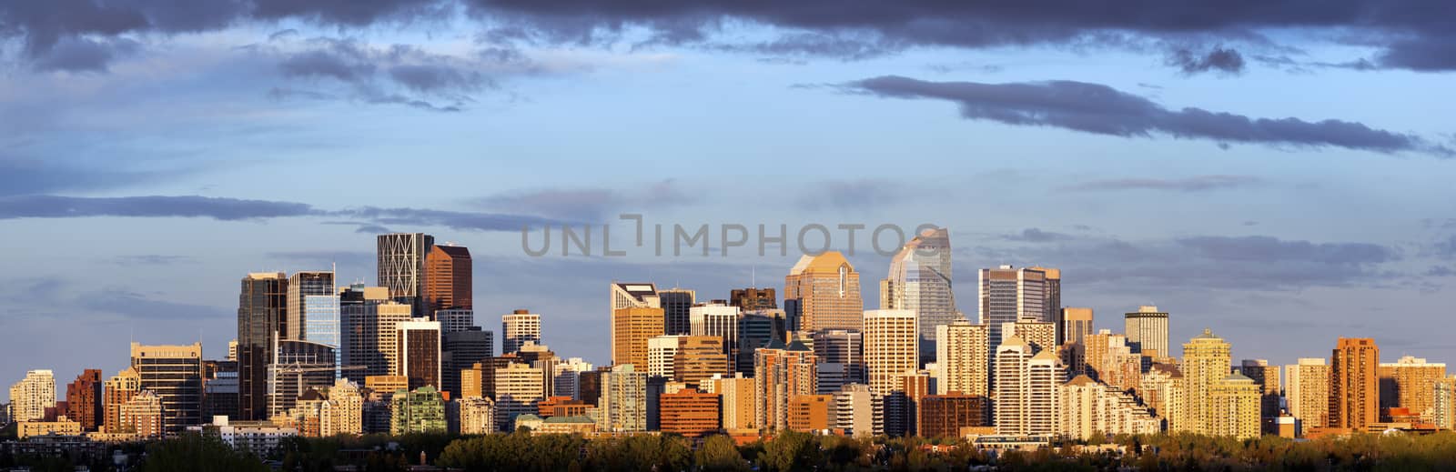 Panoramic view of Calgary. Calgary, Alberta, Canada