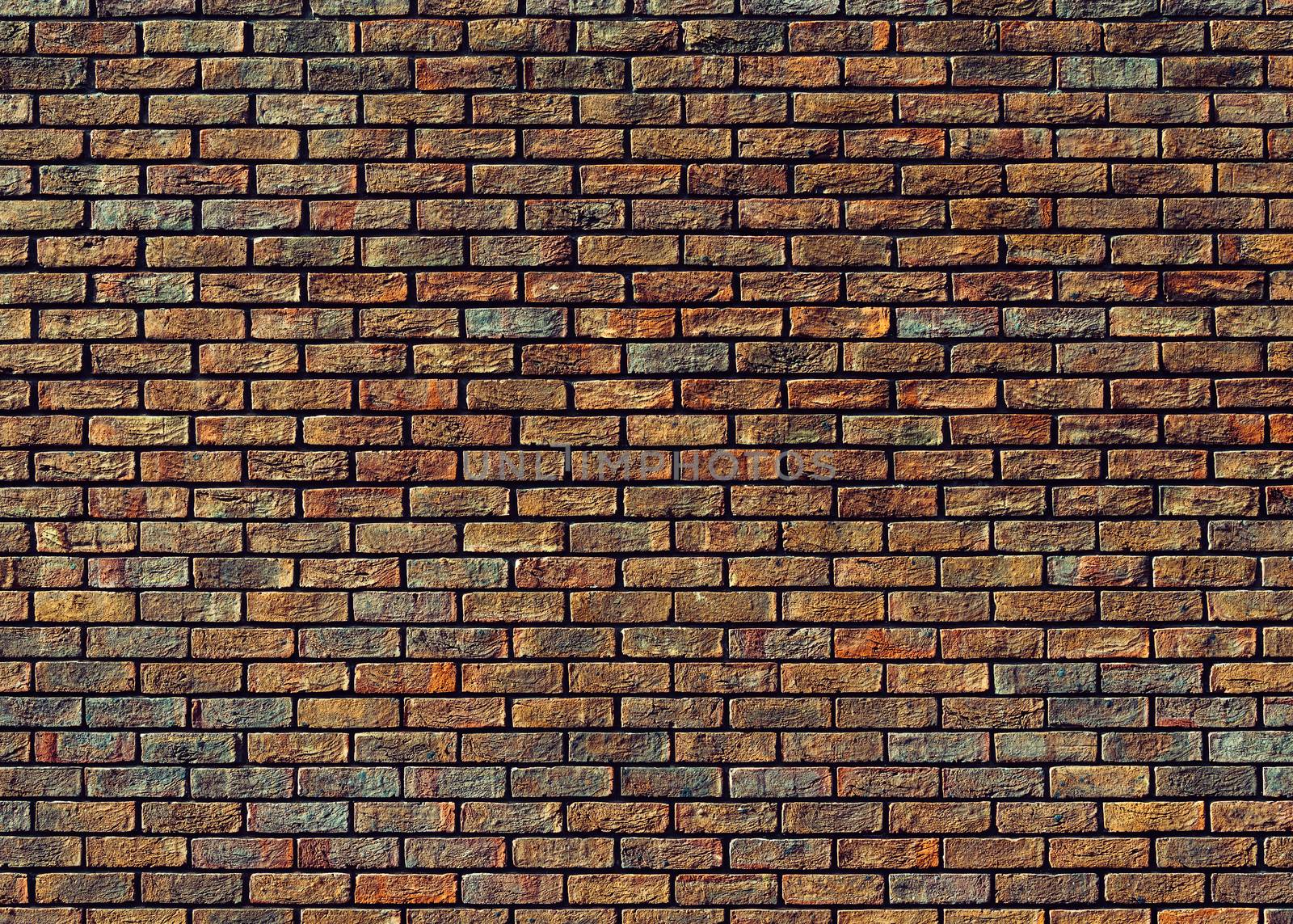 Grungy old brick wall texture
