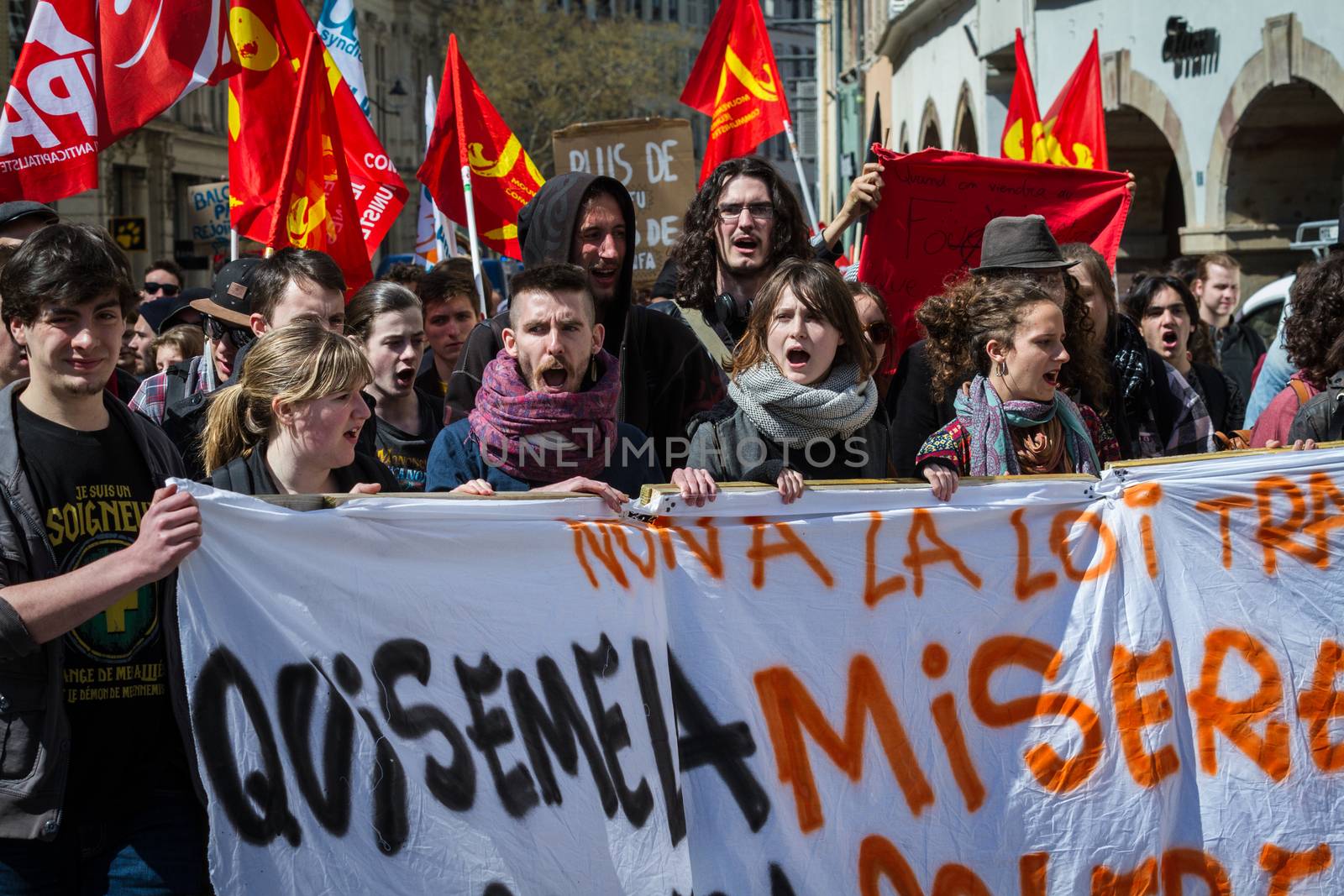 FRANCE - STRASBOURG - DEMO - LABOUR by newzulu