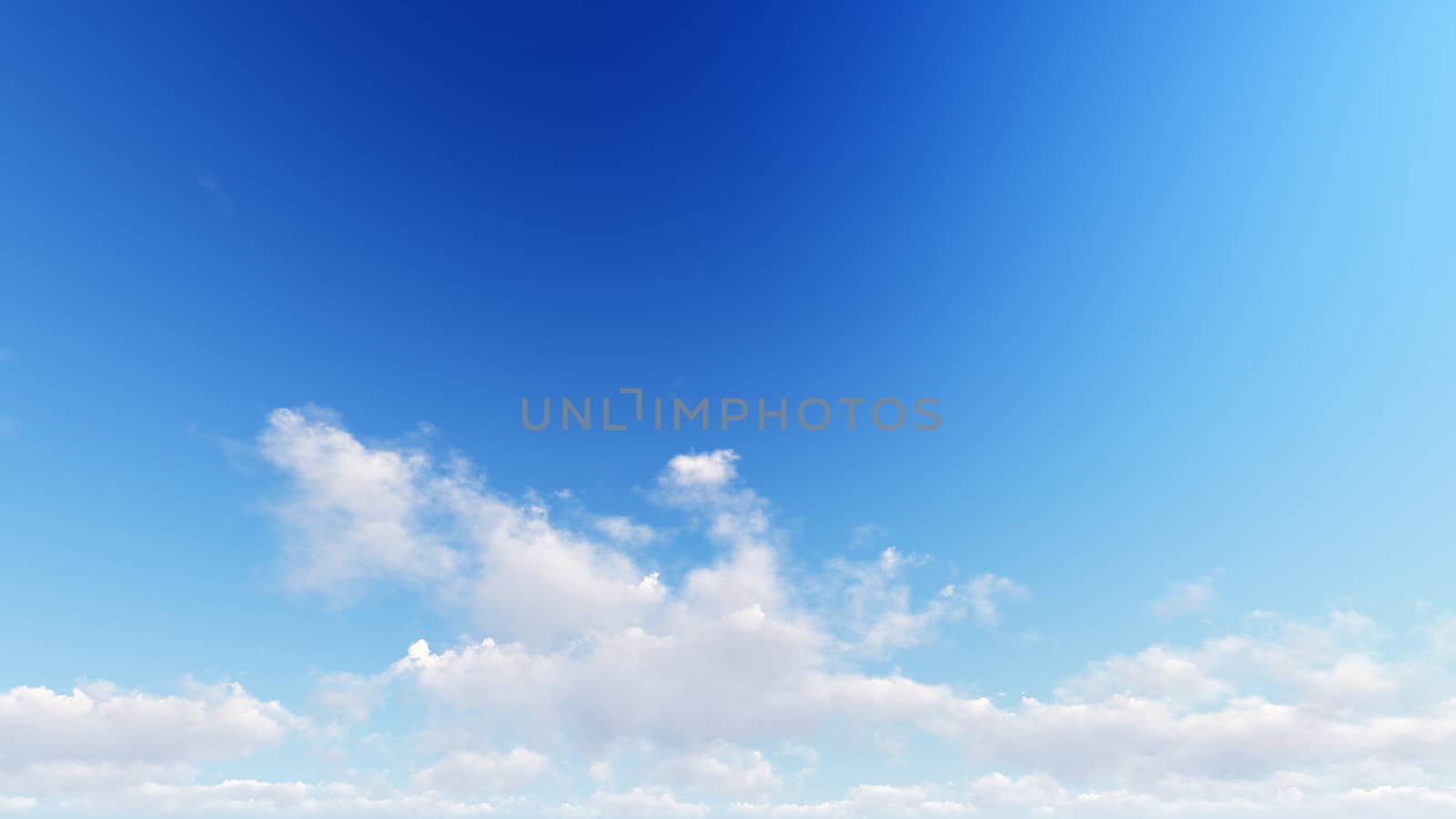 Cloudy blue sky abstract background, blue sky background with tiny clouds, 3d rendering

