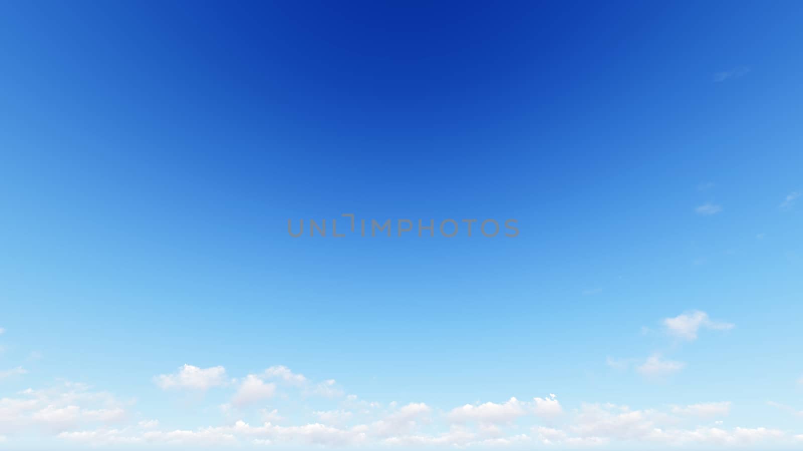 Cloudy blue sky abstract background, blue sky background with tiny clouds, 3d rendering

