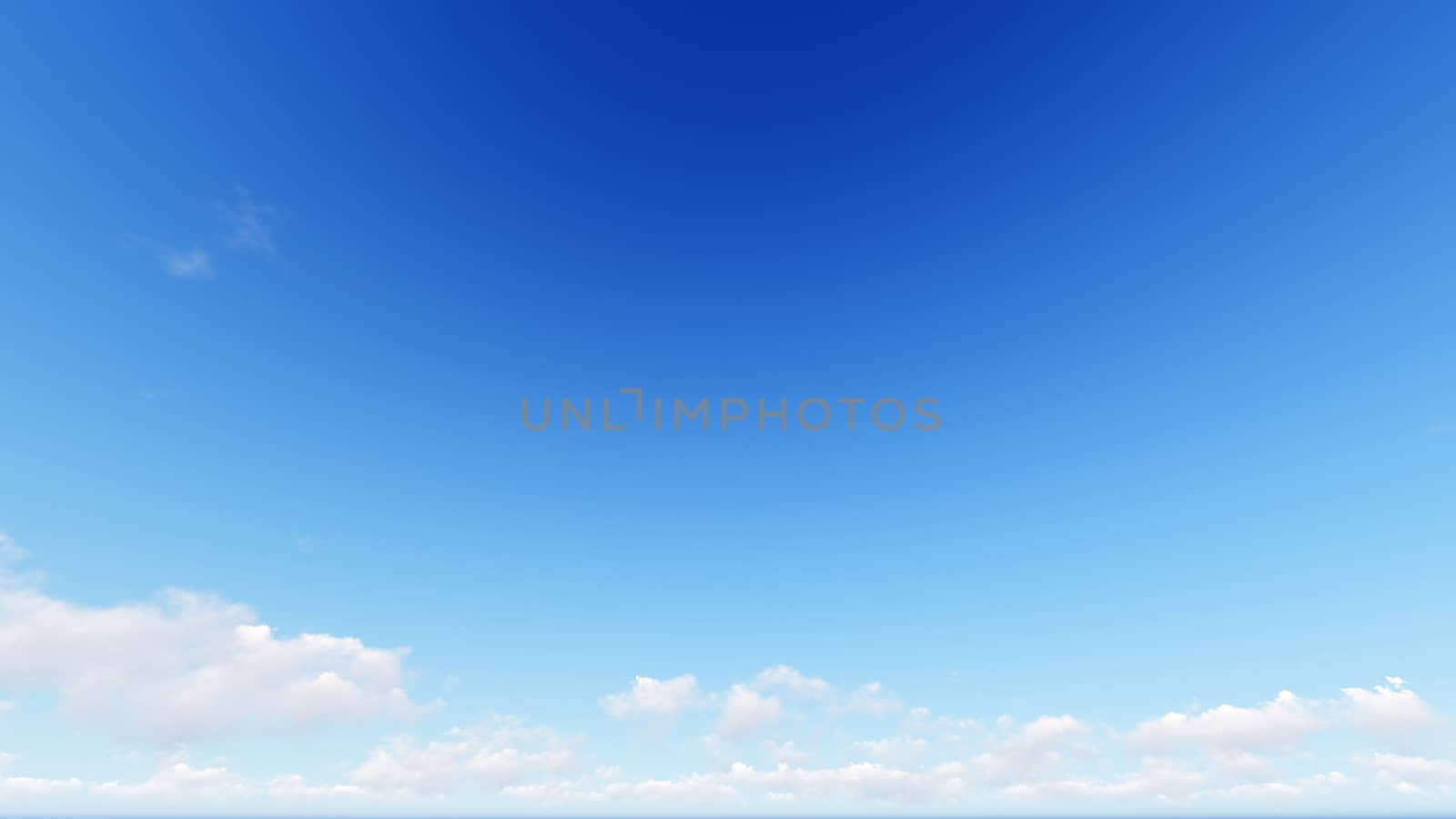 Cloudy blue sky abstract background, blue sky background with tiny clouds, 3d rendering

