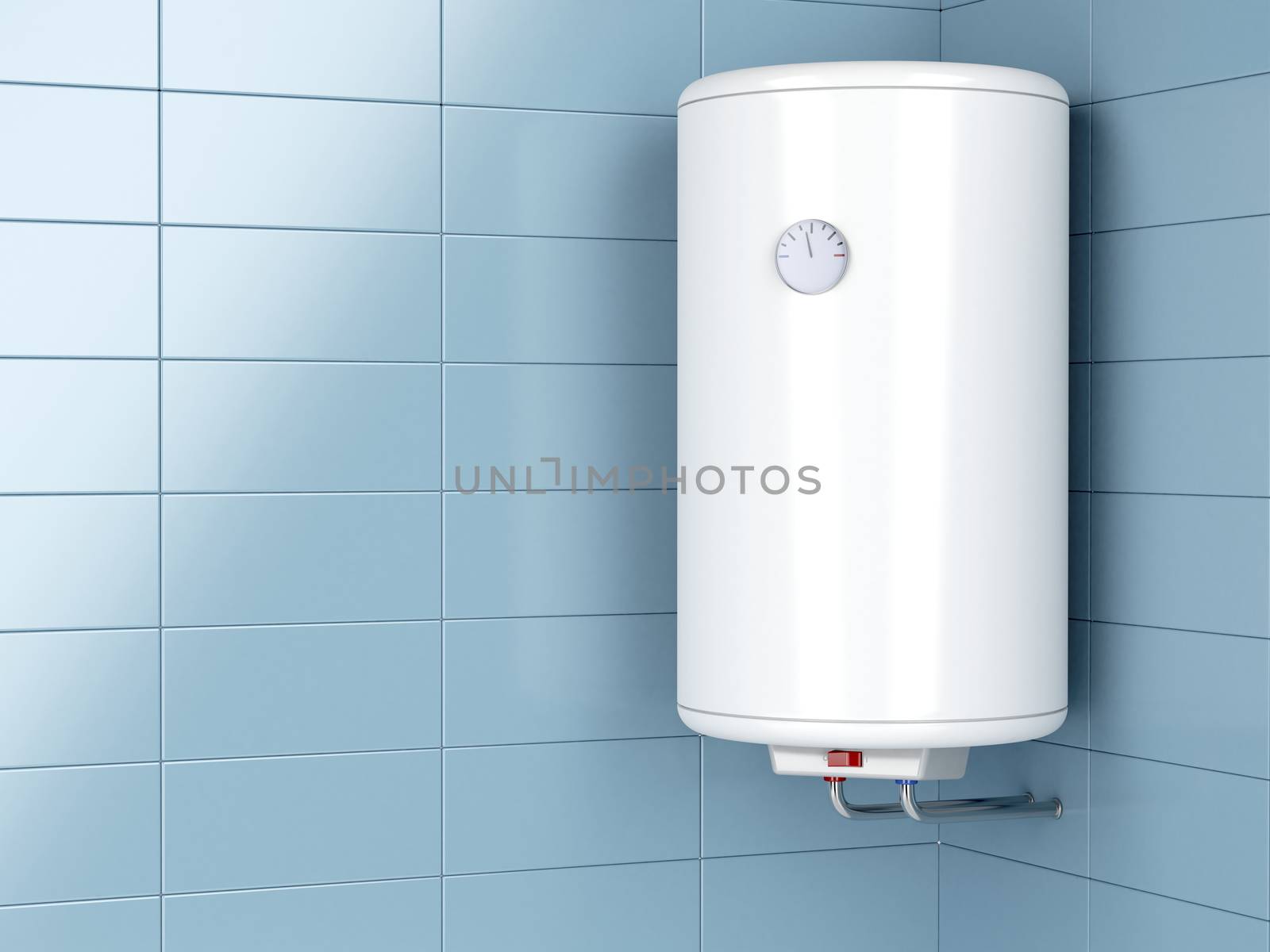 Water heater in the bathroom