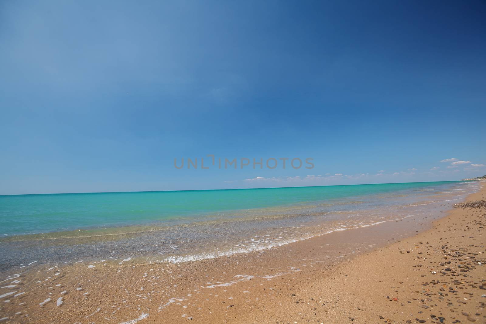 surf on a background of blue sky