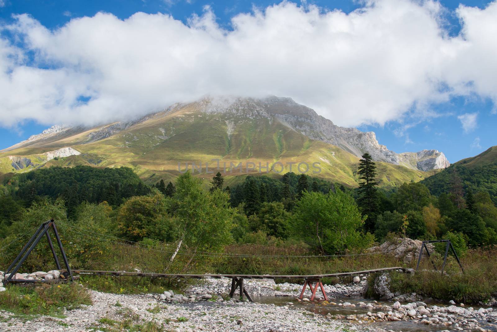 Majestic mountain landscapes of the Caucasian reserve