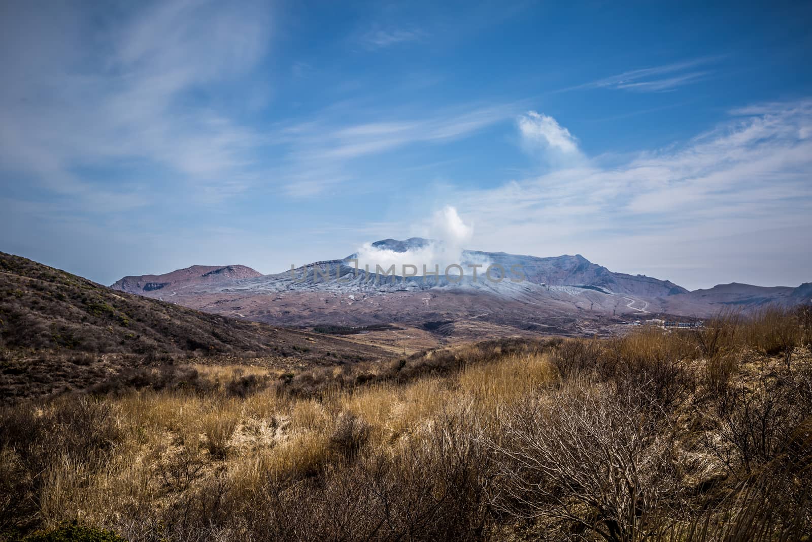 Top of Mount Aso by darkkong