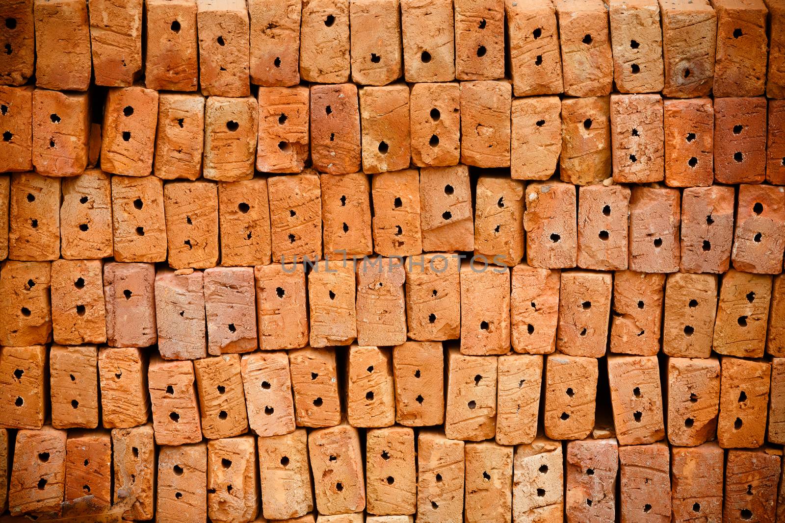 close up brick for construction