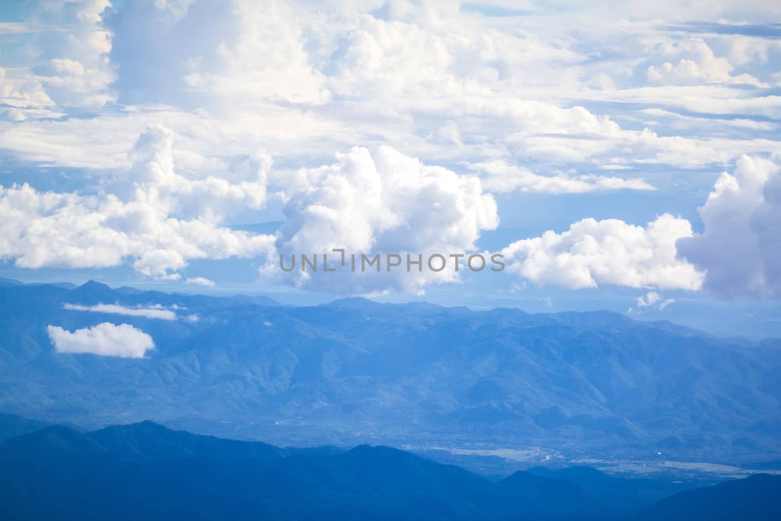 cloud and sky view from a airplane