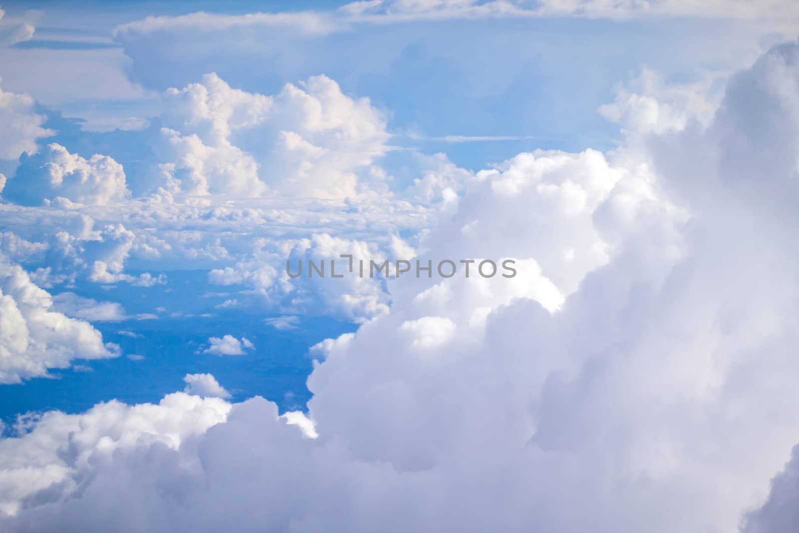 cloud and sky view from a airplane