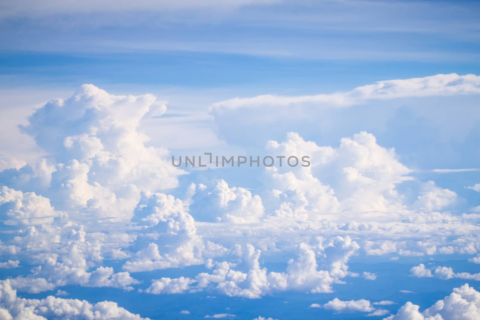 cloud and sky view from a airplane