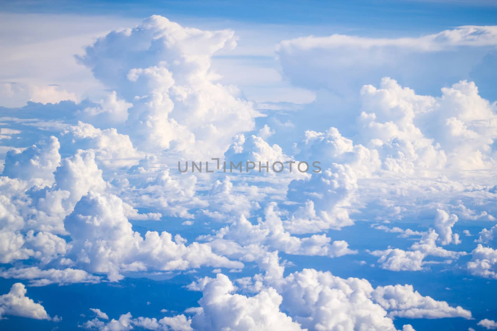 cloud and sky view from a airplane