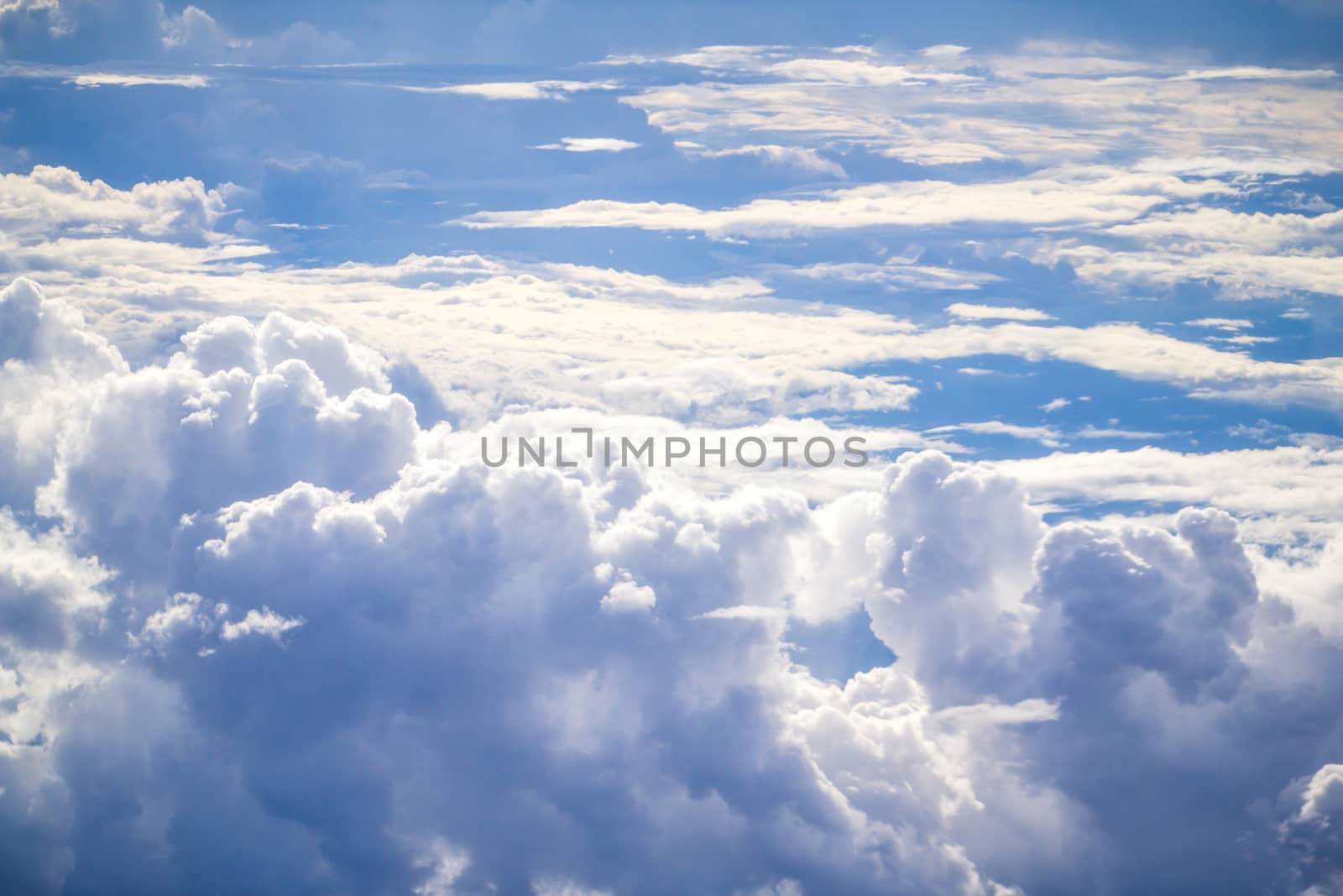 cloud and sky view from a airplane