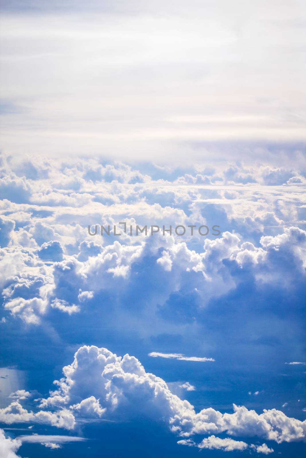 cloud and sky view from a airplane