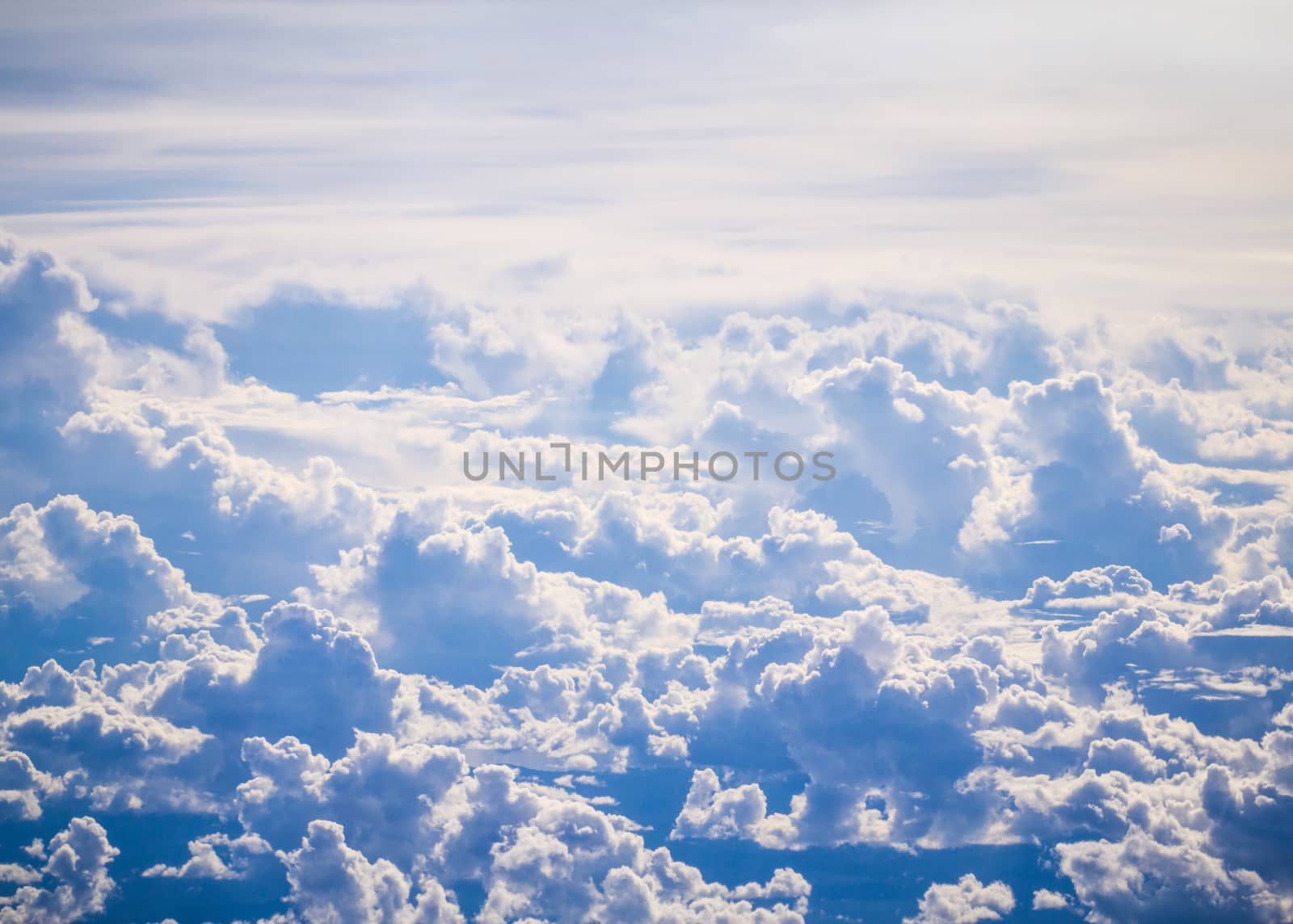 cloud and sky view from a airplane