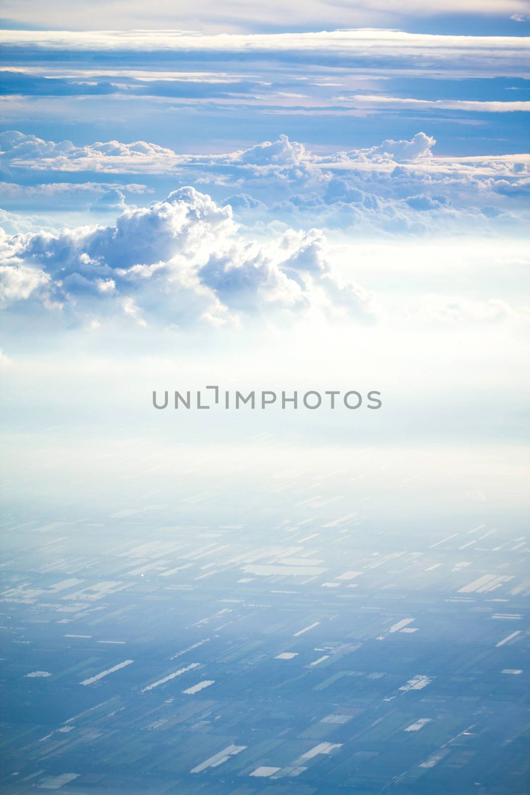 cloud and sky view from a airplane