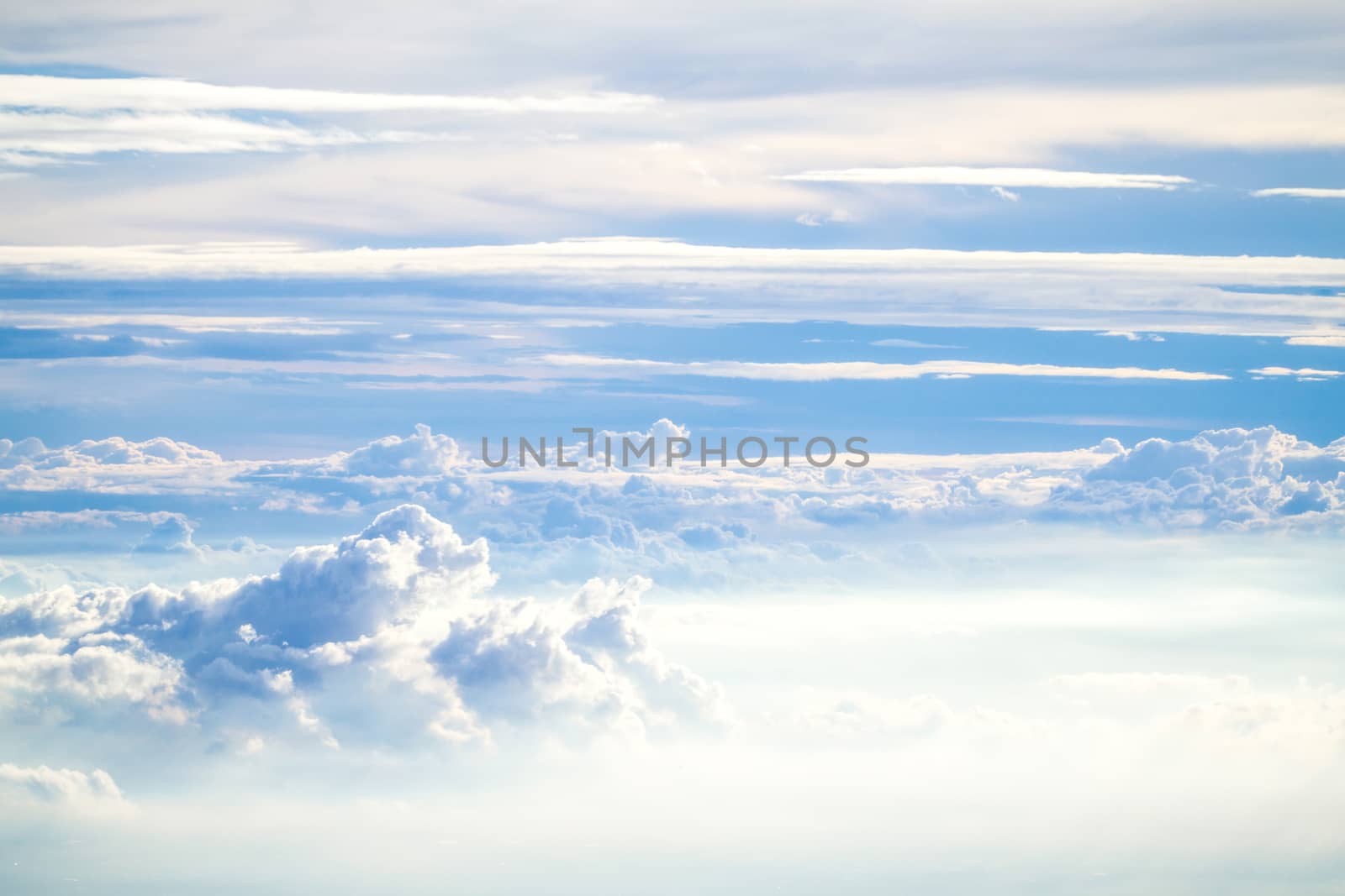 cloud and sky view from a airplane