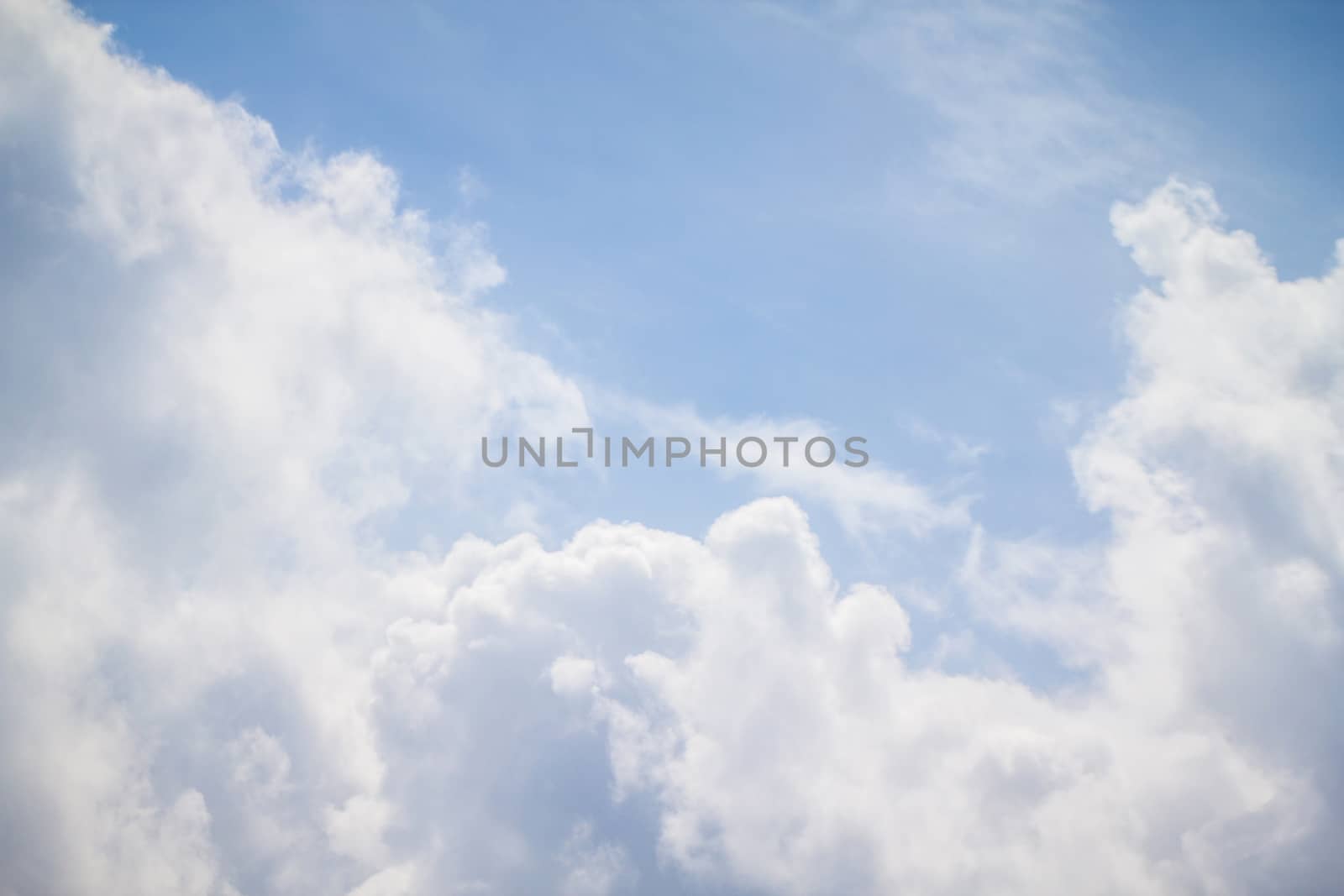 cloud and sky view from a airplane