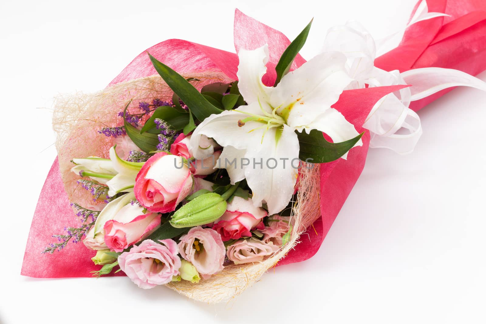 various flower in one bouquet