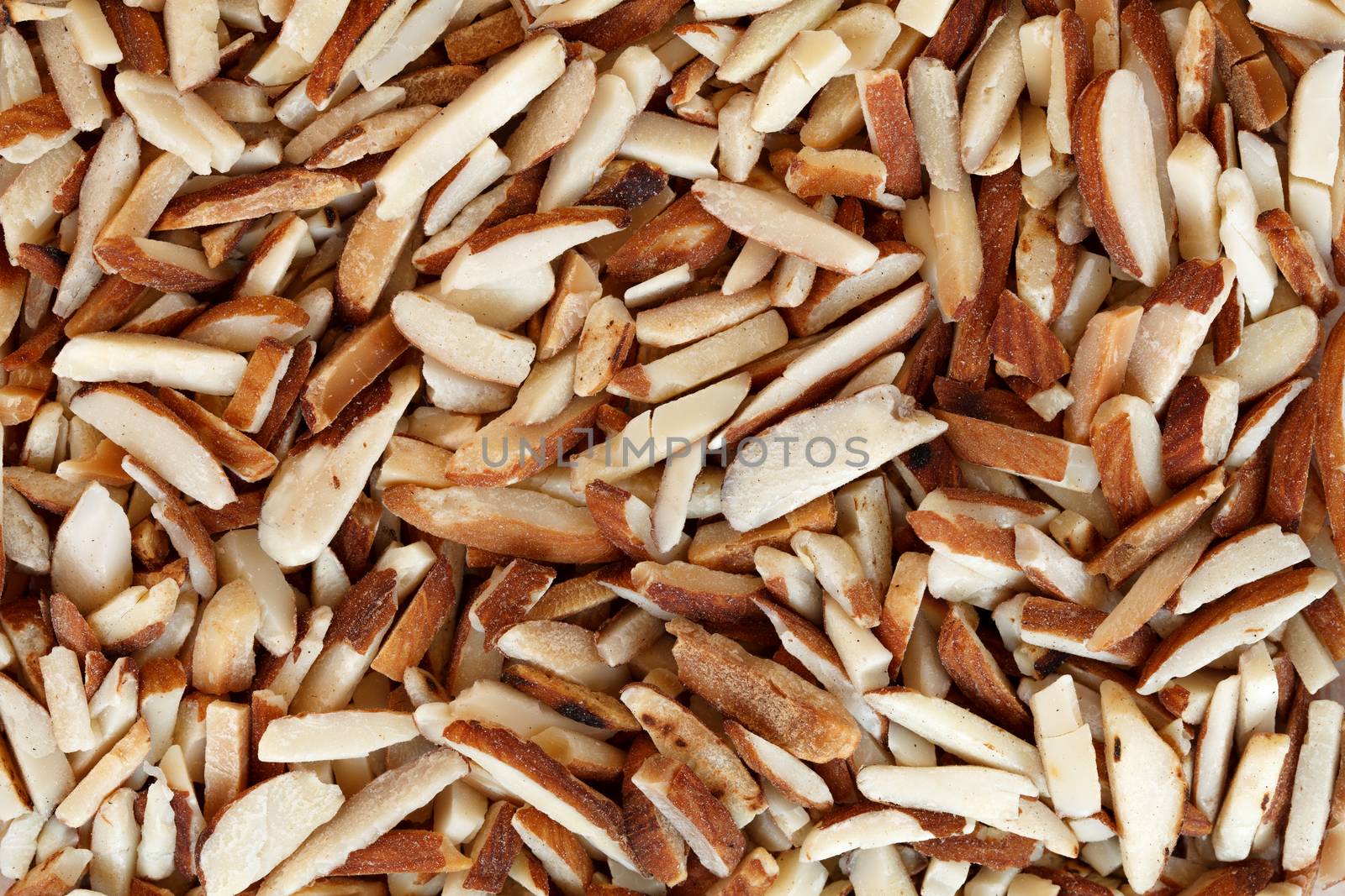 close up many sliced almond