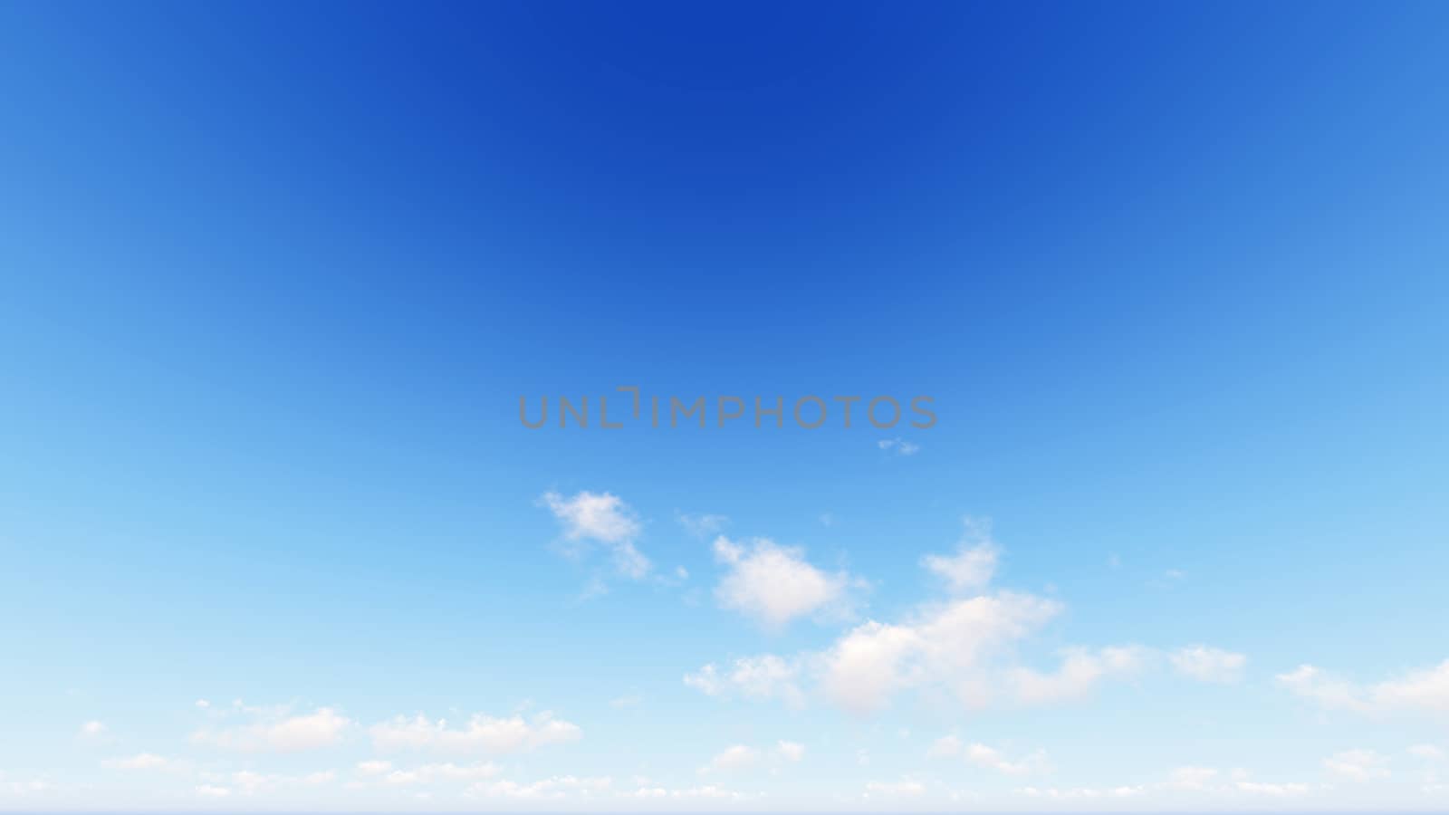 Cloudy blue sky abstract background, blue sky background with tiny clouds, 3d rendering

