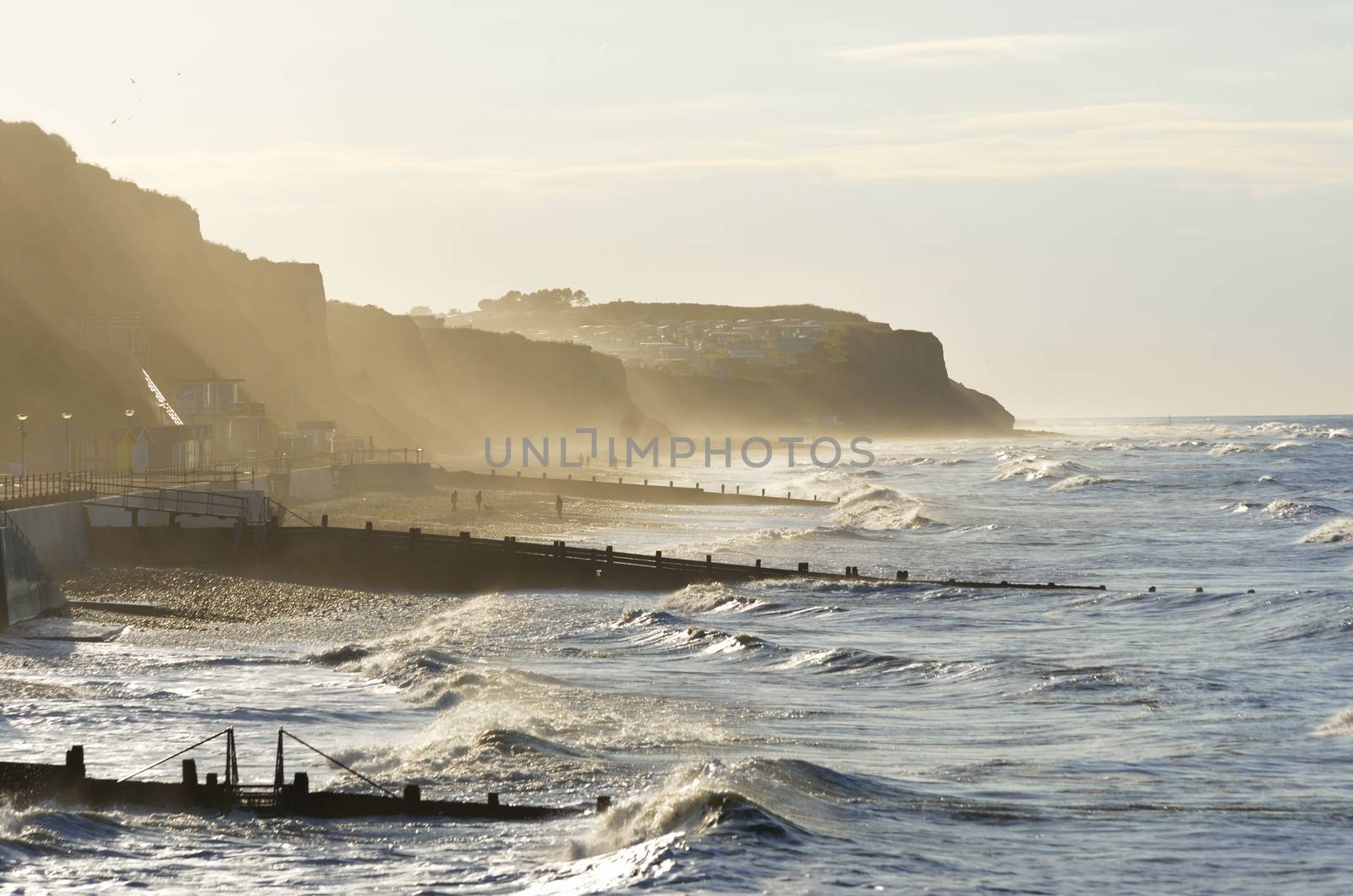 Rough sea at Cromer