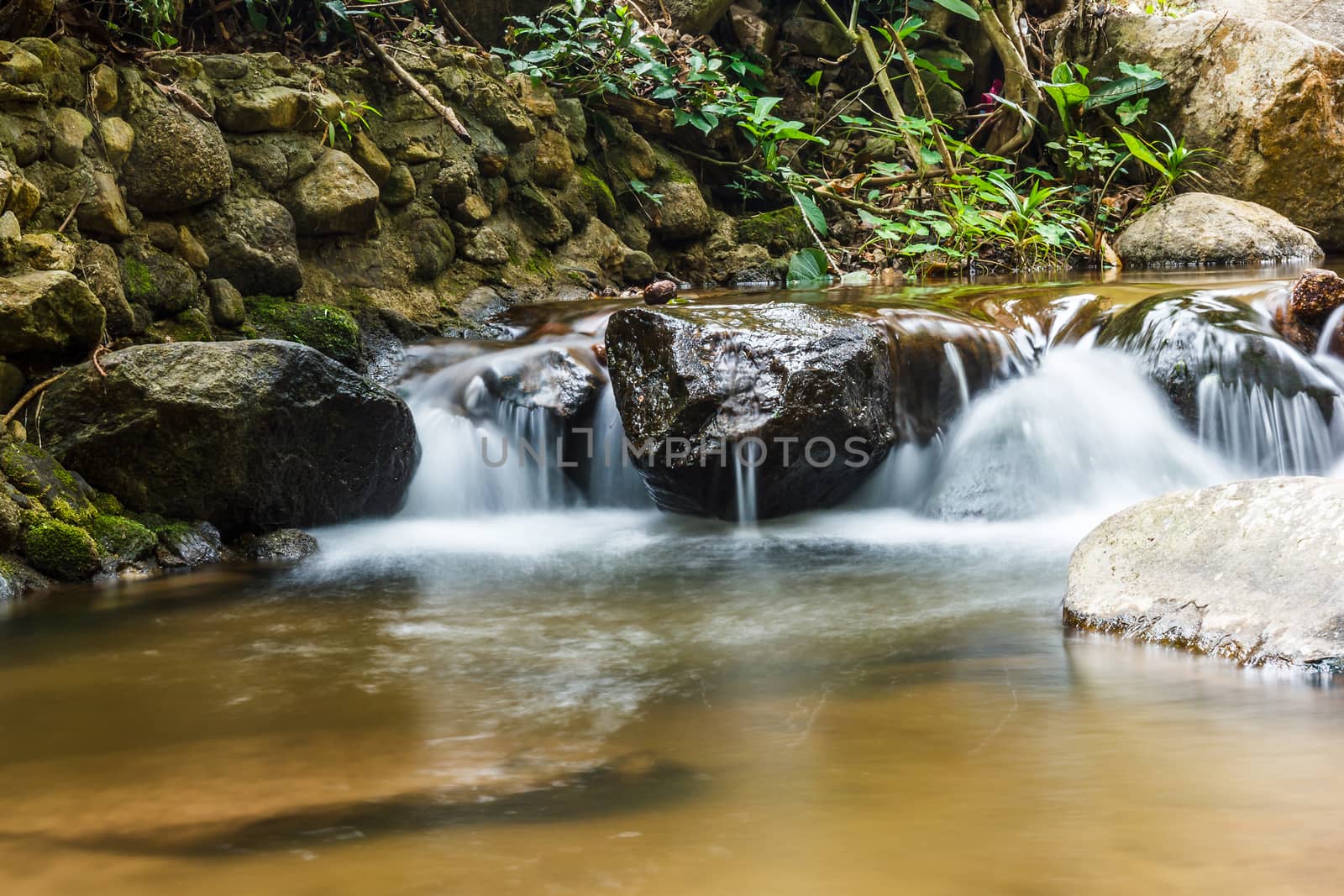 Long exposure pic of little waterfall.