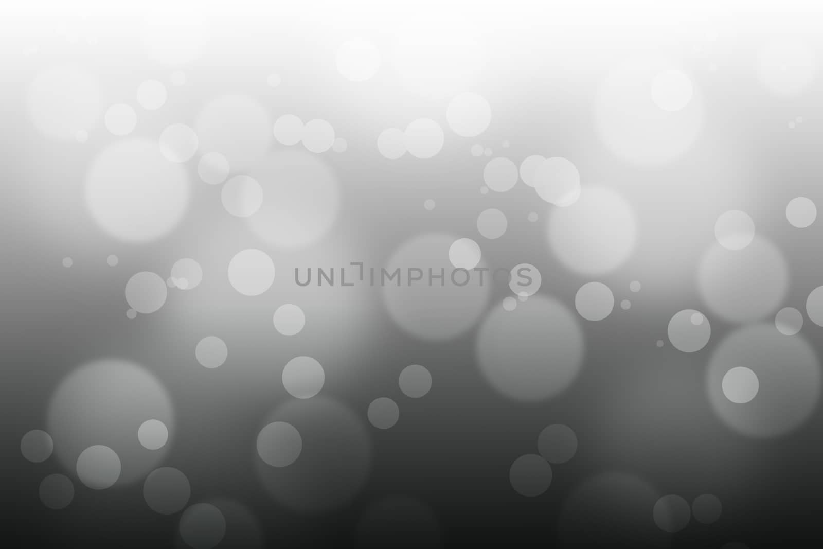 Black gradient background with bokeh.