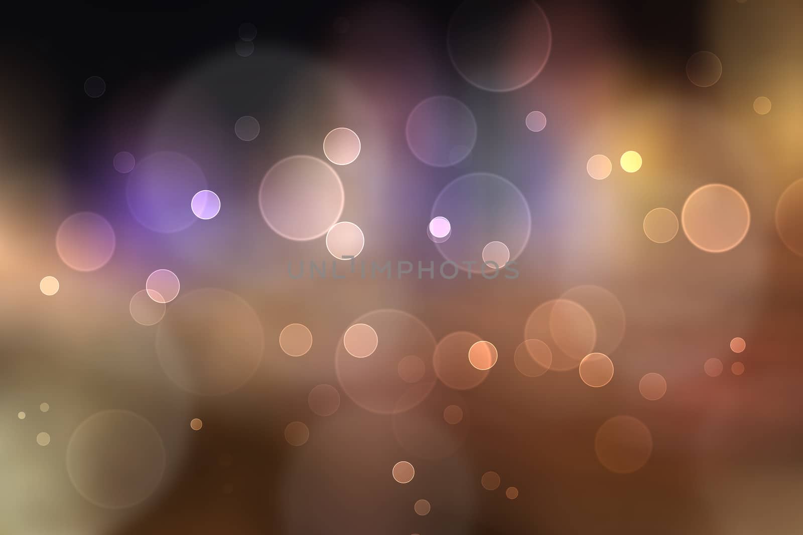Colorful glowing bokeh abstract background use for wallpaper.