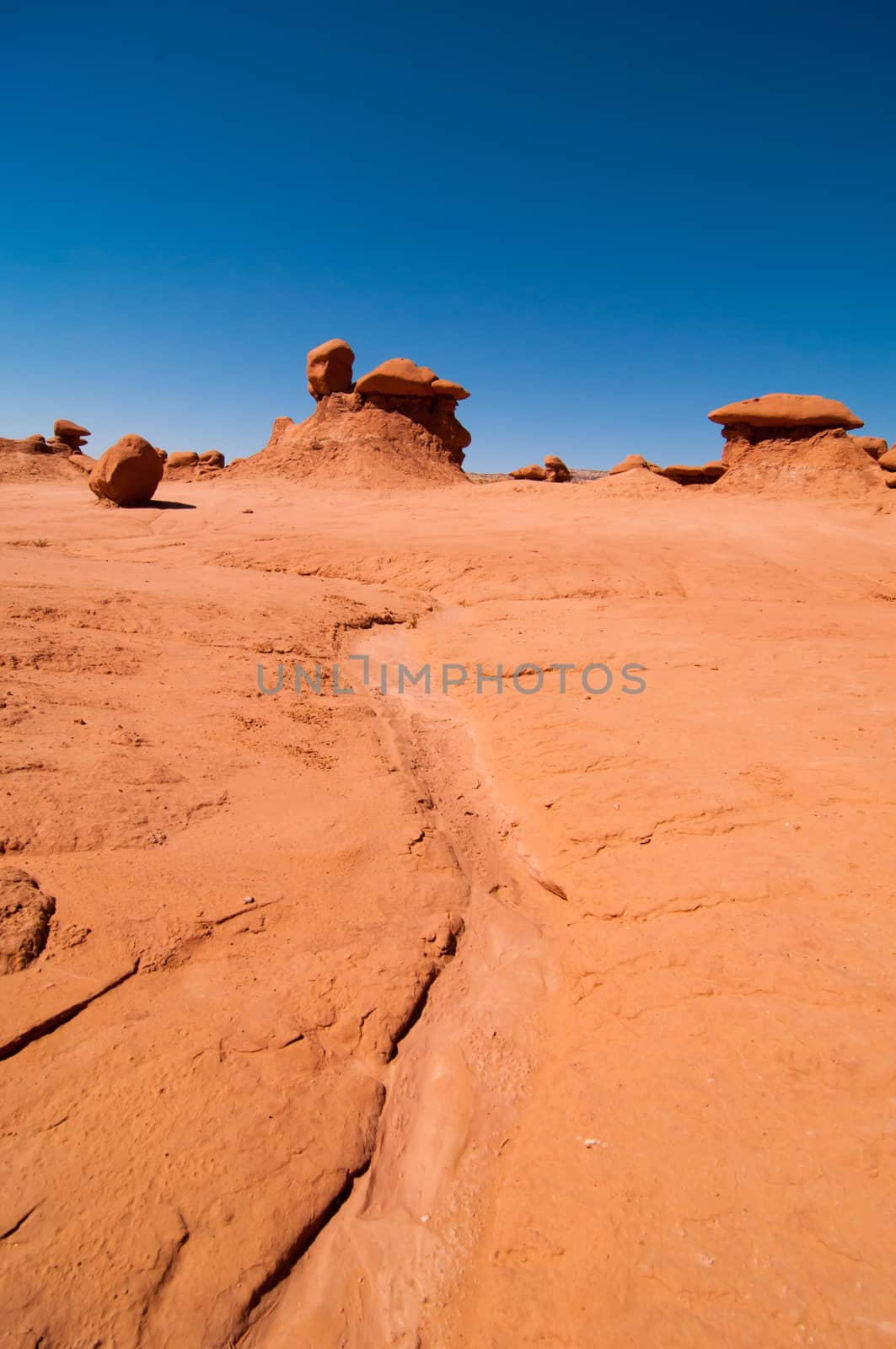 Geological formations in southern Utah