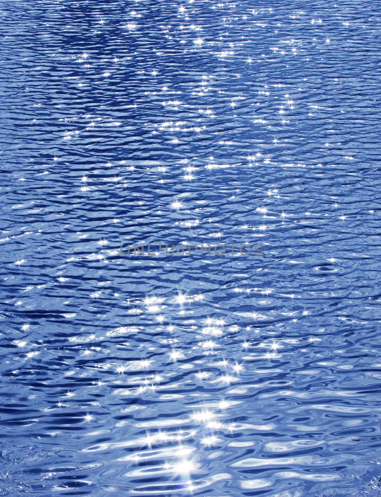 Water surface in Karpin pond in which the sun is reflected. by olga_ovchinnikova