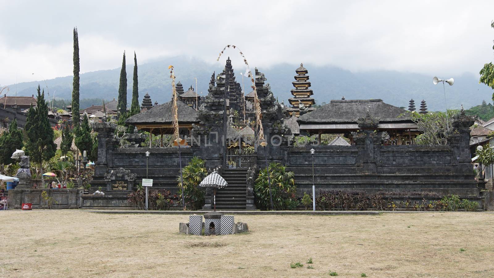 BALI, INDONESIA - OCTOBER 06, 2015: Pura Besakih, one of the sights of Bali on October 06, 2015 in Bali, Indonesia