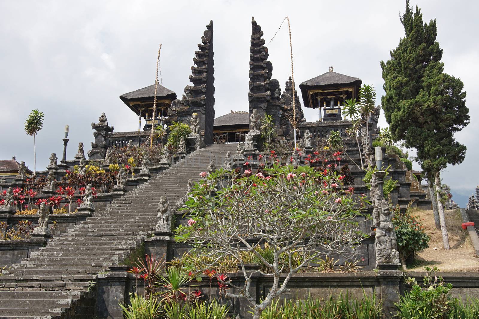 BALI, INDONESIA - OCTOBER 06, 2015: Pura Besakih, one of the sights of Bali on October 06, 2015 in Bali, Indonesia