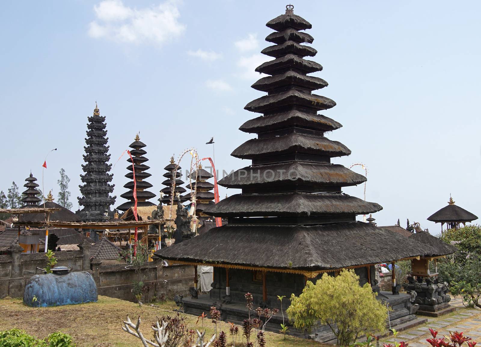 BALI, INDONESIA - OCTOBER 06, 2015: Pura Besakih, one of the sights of Bali on October 06, 2015 in Bali, Indonesia