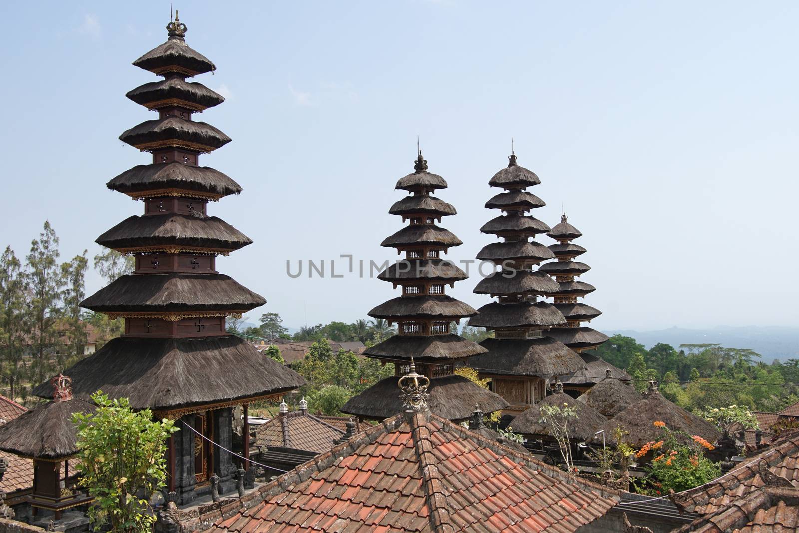 BALI, INDONESIA - OCTOBER 06, 2015: Pura Besakih, one of the sights of Bali on October 06, 2015 in Bali, Indonesia