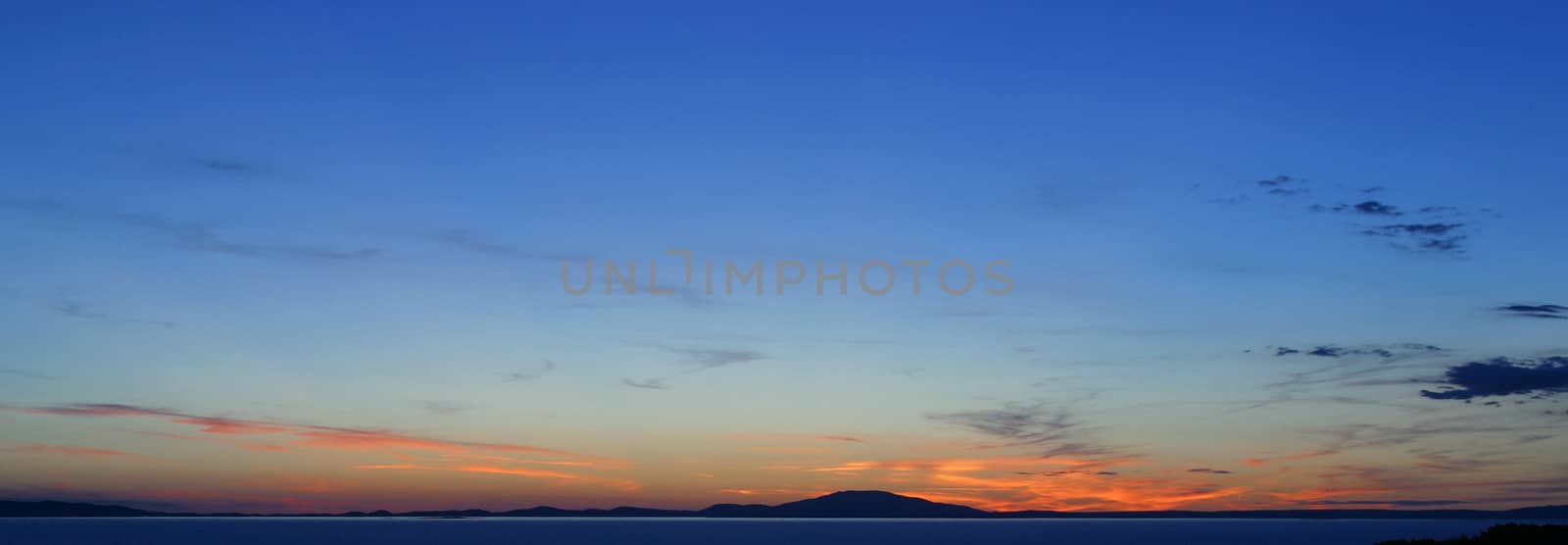 Sundown, Adriatic sea, Croatia by atlas