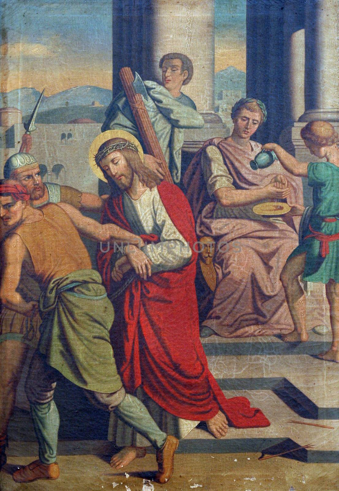 1st Stations of the Cross, Jesus is condemned to death